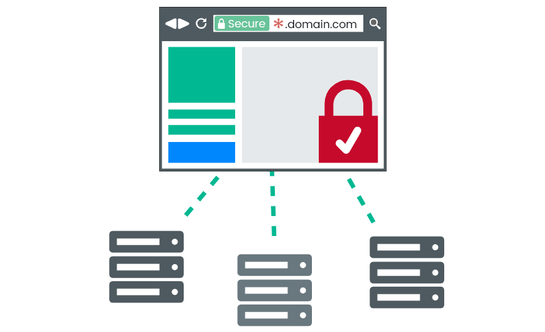 install wildcard ssl on mutiple server