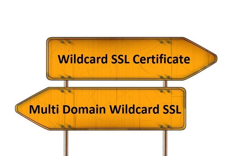 wildcard ssl vs multi domain wildcard certificate