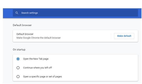 google chrome advanced setting