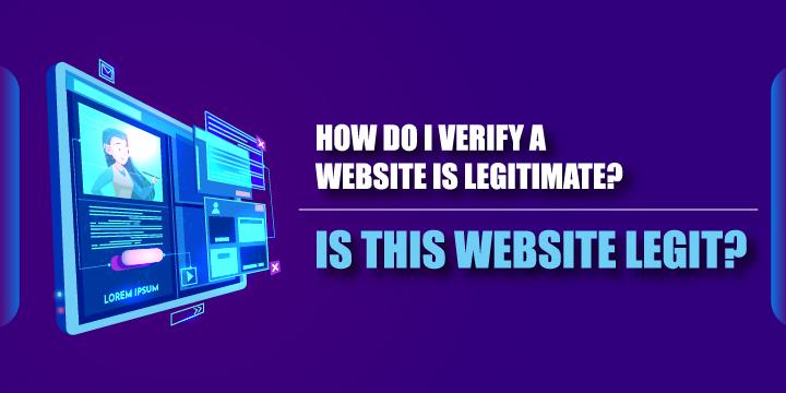 how do i verify a website is legitimate