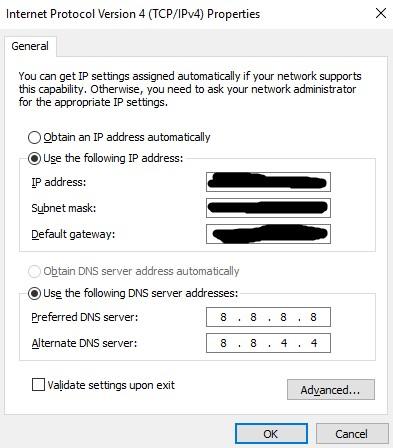 internet protocol version 4 tcp