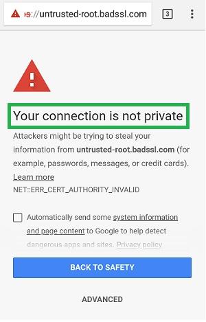 android ssl error