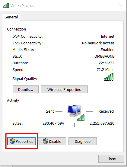 network properties